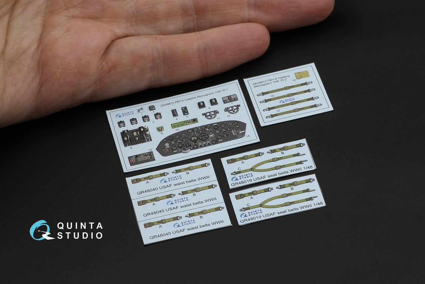 Quinta Studio QD48612 1:48 Consolidated PBY-5 Catalina 3D-Printed & coloured Interior