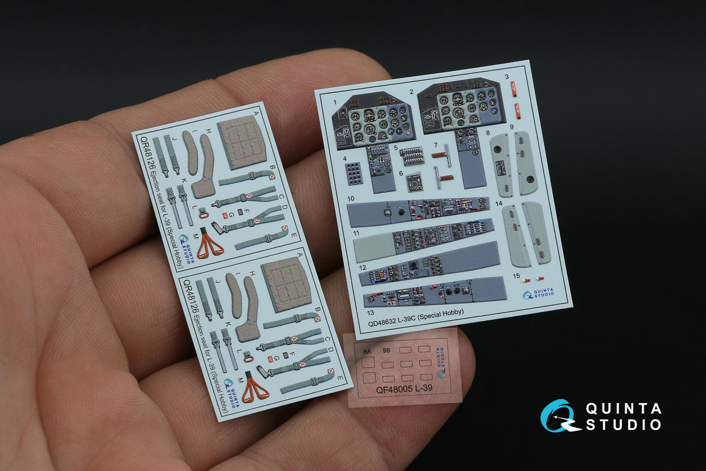 Quinta Studio QD48632 1:48 Aero L-39C 3D-Printed & coloured Interior