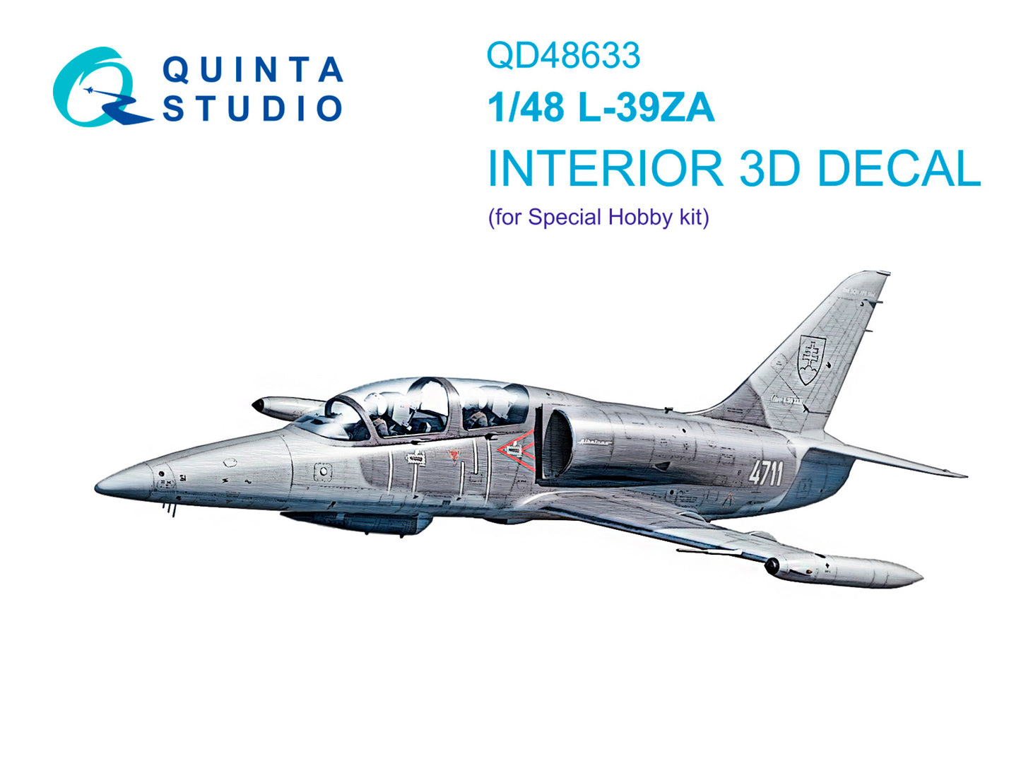 Quinta Studio QD48633 1:48 Aero L-39ZA 3D-Printed & coloured Interior