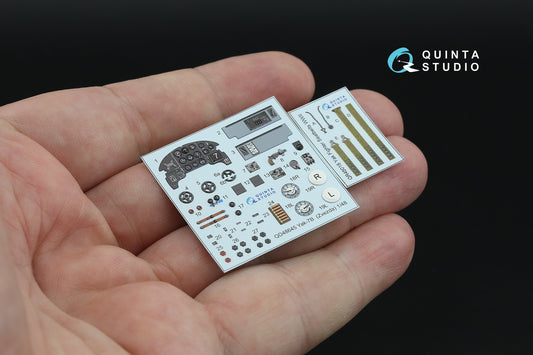 Quinta Studio QD48645 1:48 Yakovlev Yak-7B 3D-Printed & coloured Interior