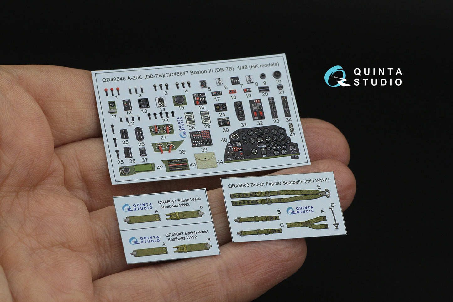 Quinta Studio QD48647 1:48 Douglas Boston III (DB-7B) 3D-Printed & coloured Interior