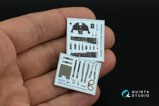 Quinta Studio QD48651 1:48 Vought F-8J Crusader 3D-Printed & coloured Interior