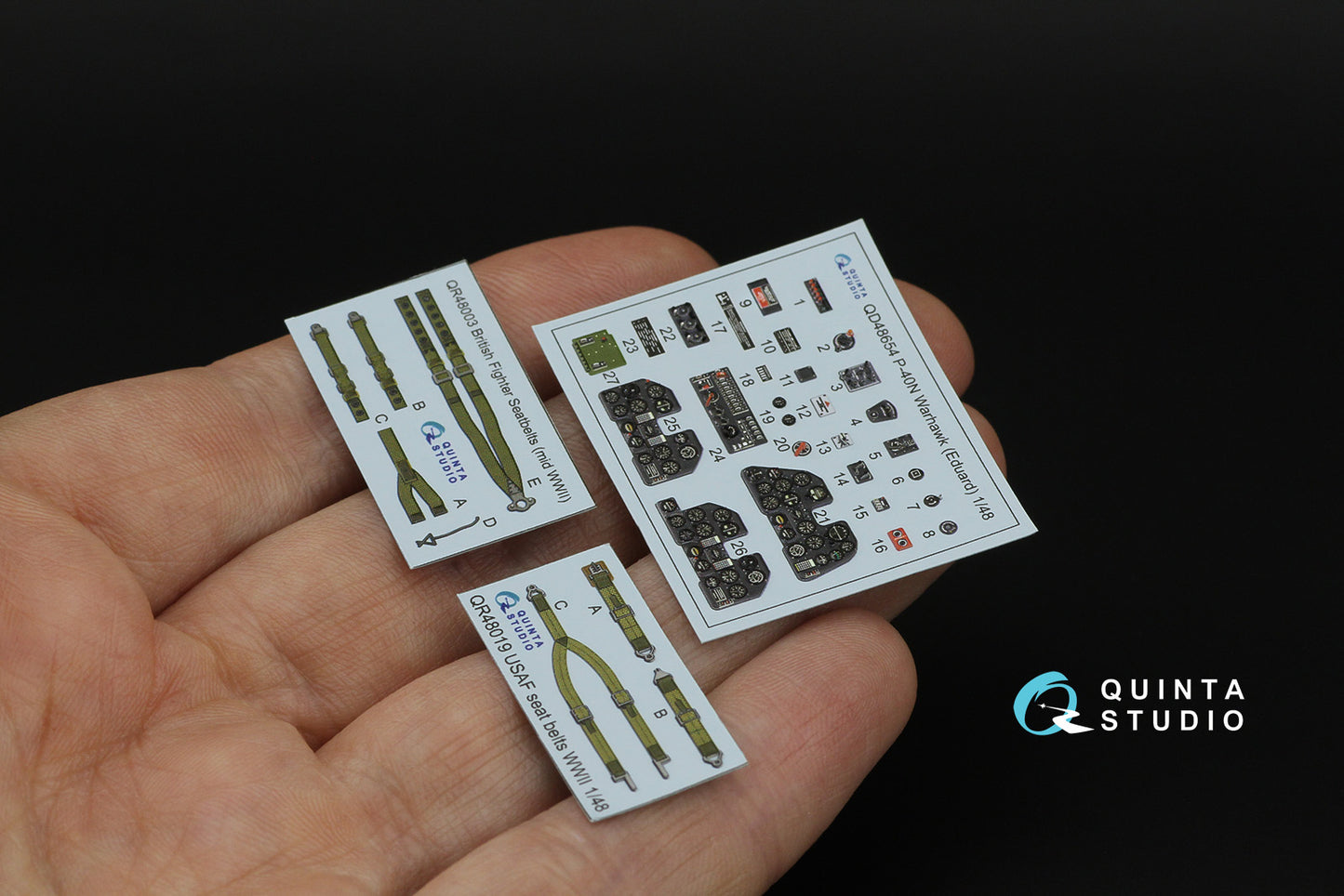 Quinta Studio QD48654 1:48 Republic P-40N Warhawk 3D-Printed & coloured Interior