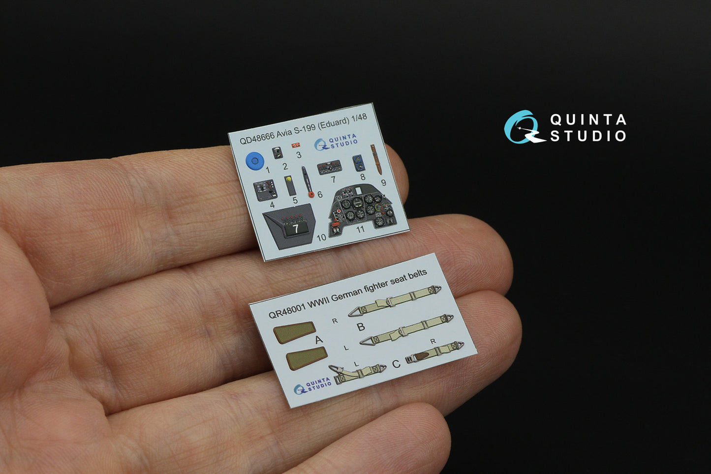 Quinta Studio QD48666 1:48 Avia S-199 3D-Printed & coloured Interior