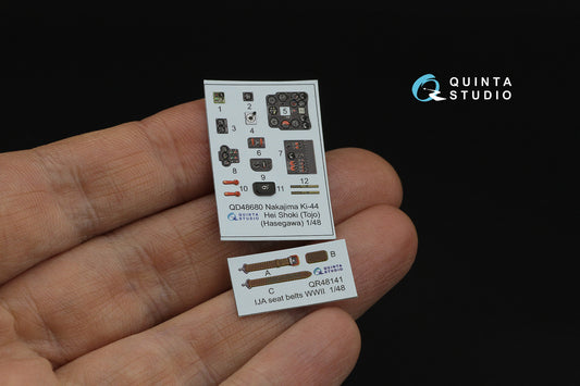 Quinta Studio QD48680 1:48 Nakajima Ki-44 3D-Printed & coloured Interior