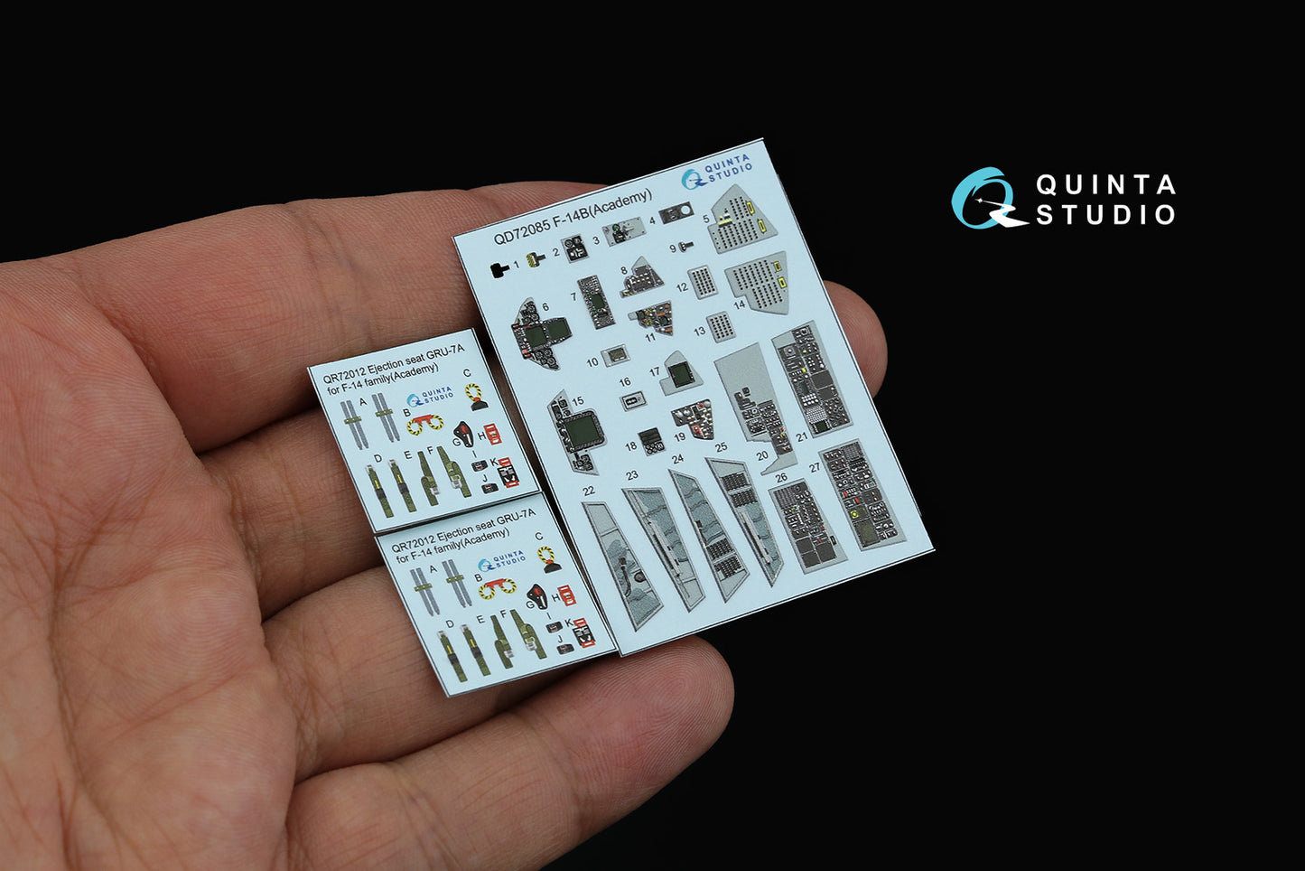 Quinta Studio QD72085 1:72 Grumman F-14B Tomcat (3D-Printed) & coloured Interior