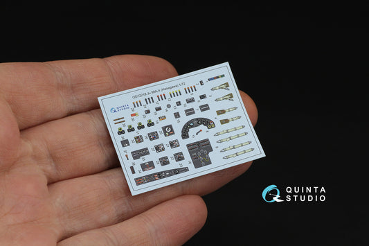 Quinta Studio QD72218 1:72 Junkers Ju-88A-4 3D-Printed & coloured Interior