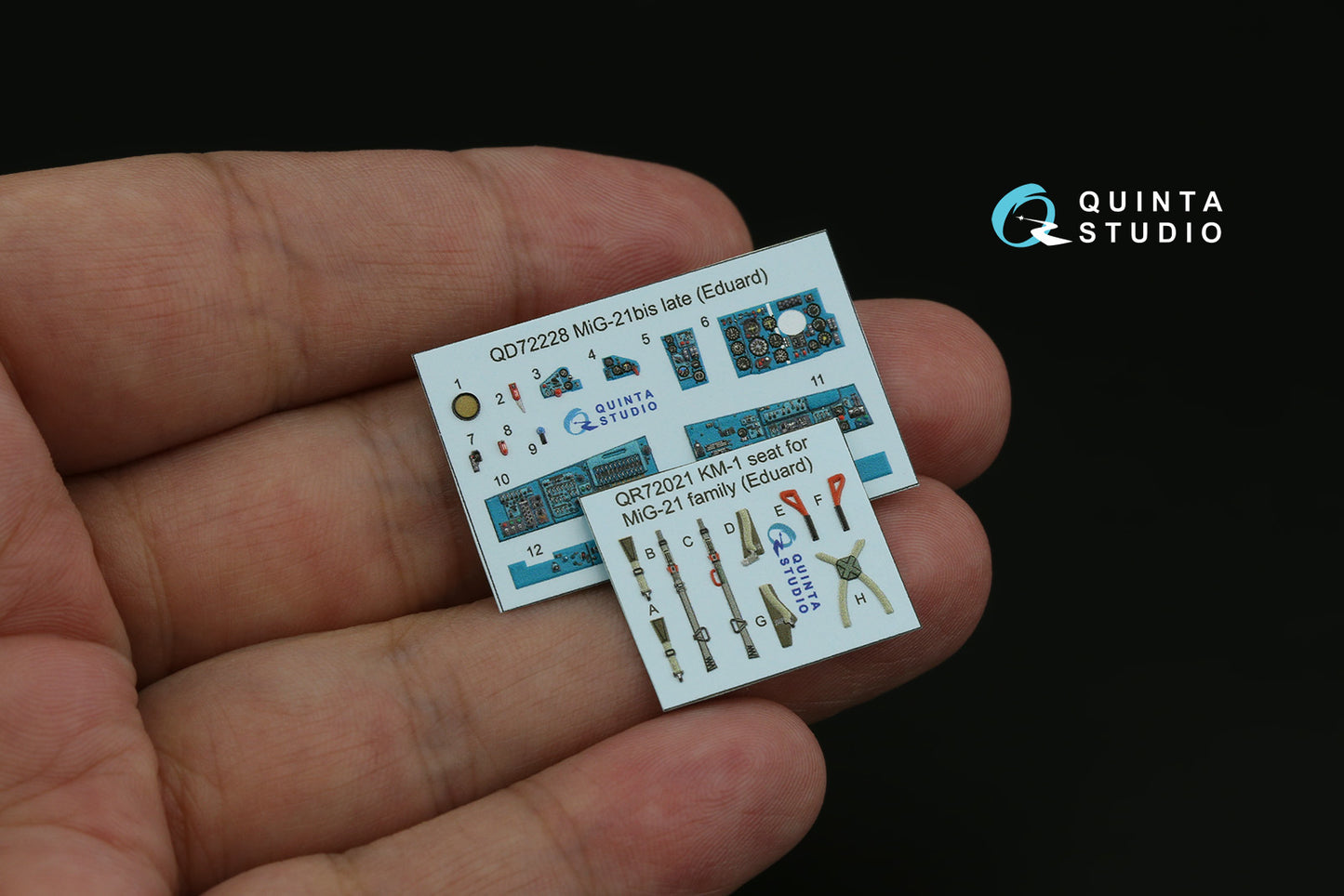 Quinta Studio QD72228 1:72 Mikoyan MiG-21bis late 3D-Printed & coloured Interior