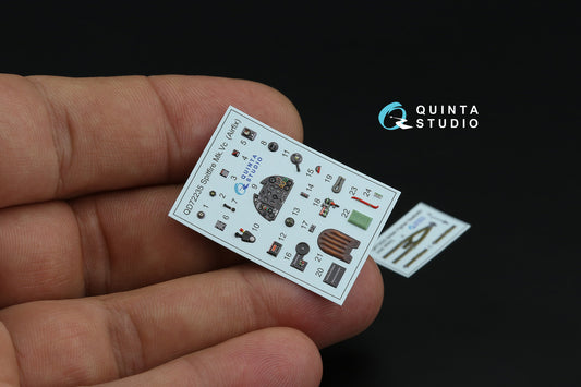 Quinta Studio QD72235 1:72 Supermarine Spitfire Mk.Vc 3D-Printed & coloured Interior