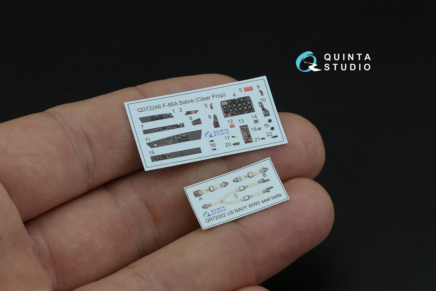 Quinta Studio QD72246 1:72 North-American F-86A Sabre 3D-Printed & coloured Interior