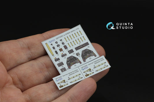 Quinta Studio QD72263 1:72 Junkers Ju-87B/Ju-87R Stuka 3D-Printed & coloured Interior