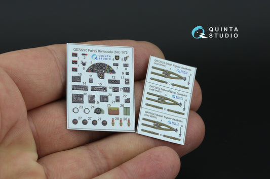 Quinta Studio QD72270 1:72 Fairey Barracuda Mk.II 3D-Printed & coloured Interior