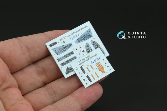 Quinta Studio QD72273 1:72 Sukhoi Su-25 3D-Printed & coloured Interior