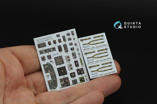 Quinta Studio QD72274 1:72 Consolidated B-24D/B-24H Liberator 3D-Printed & coloured Interior