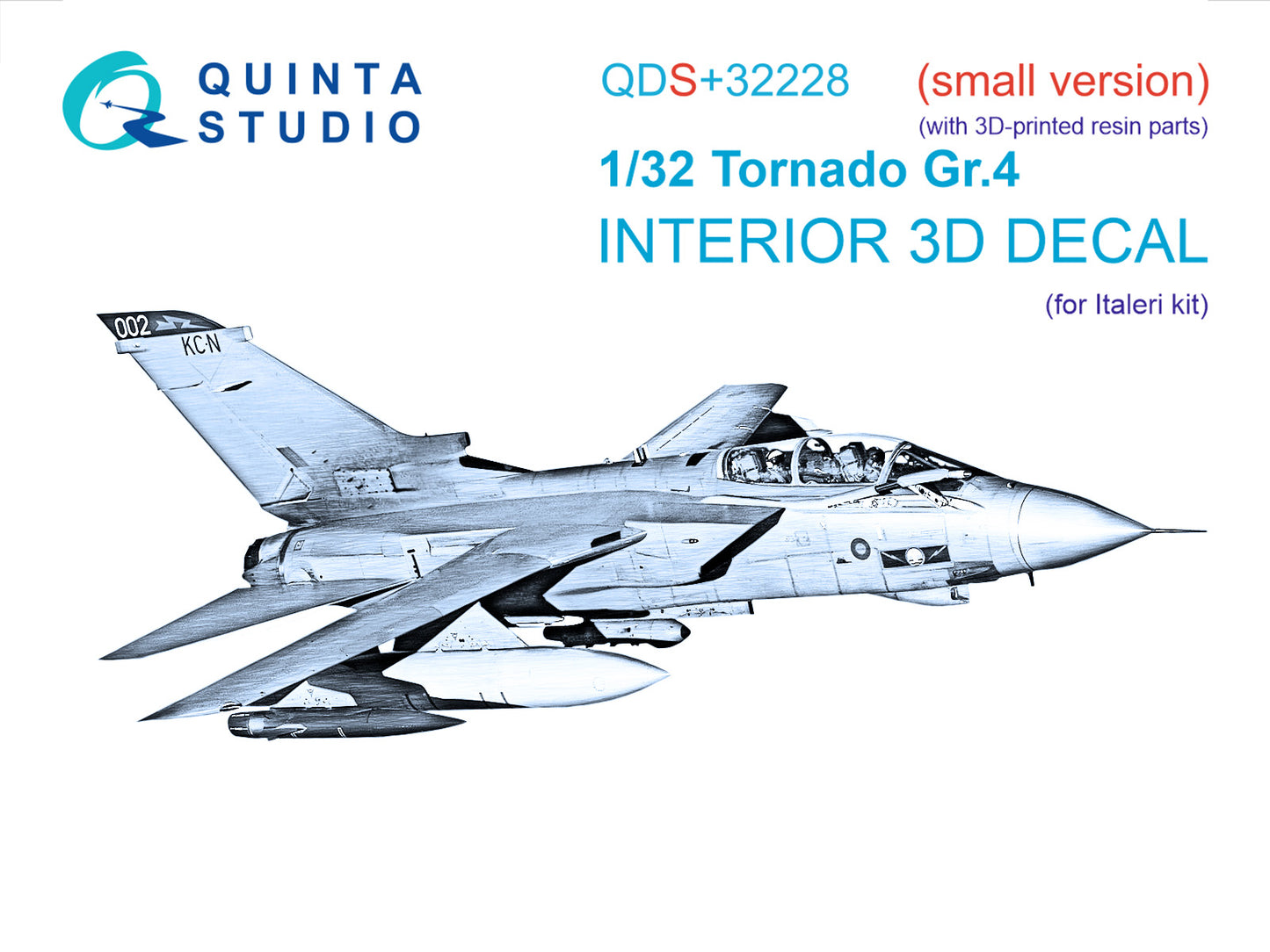 Quinta Studio QDS+32228 1:32 Panavia Tornado Gr.4 3D-Printed & coloured Interior