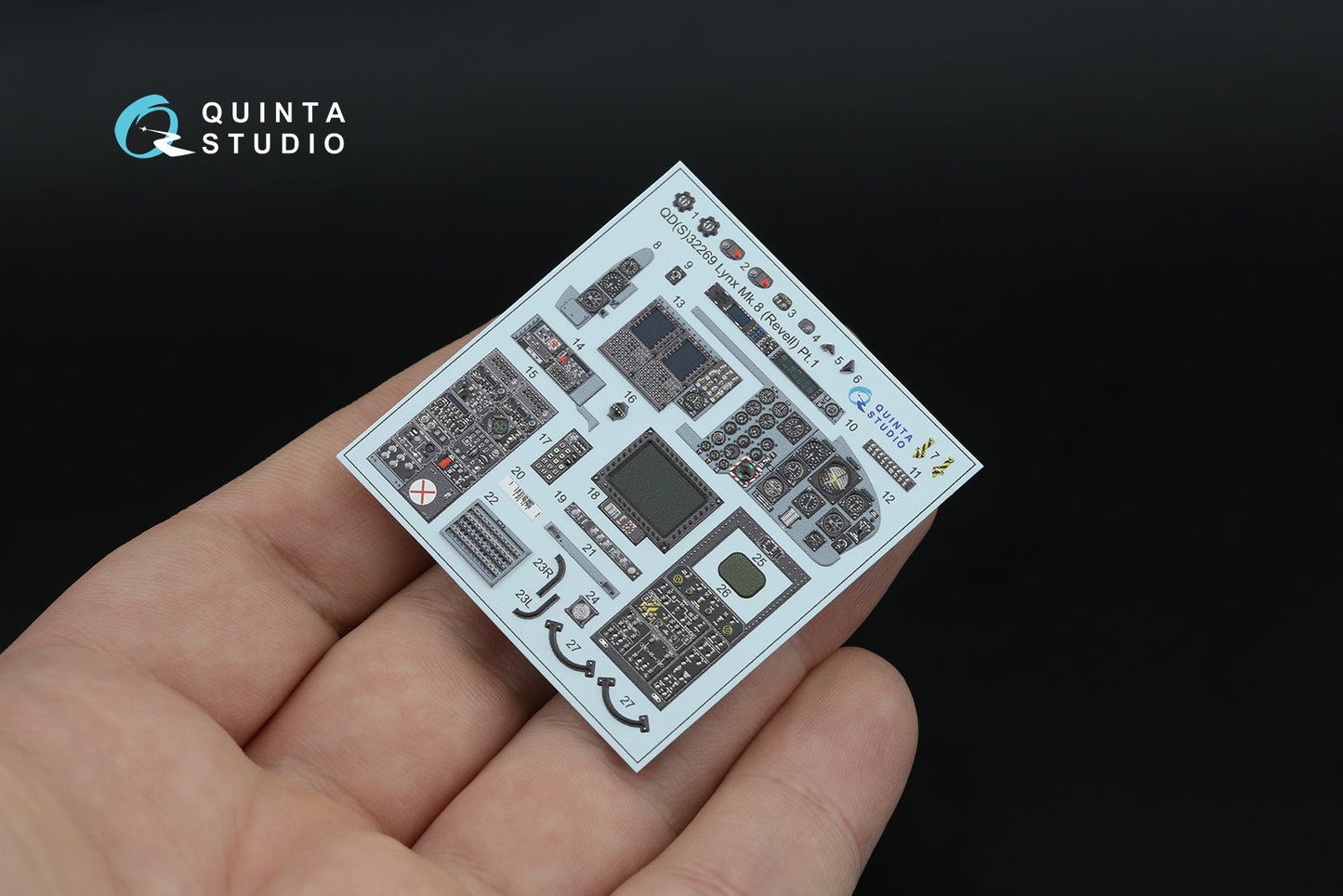 Quinta Studio QDS-32269 1:32 Westland Lynx Mk.8 3D-Printed & coloured Interior