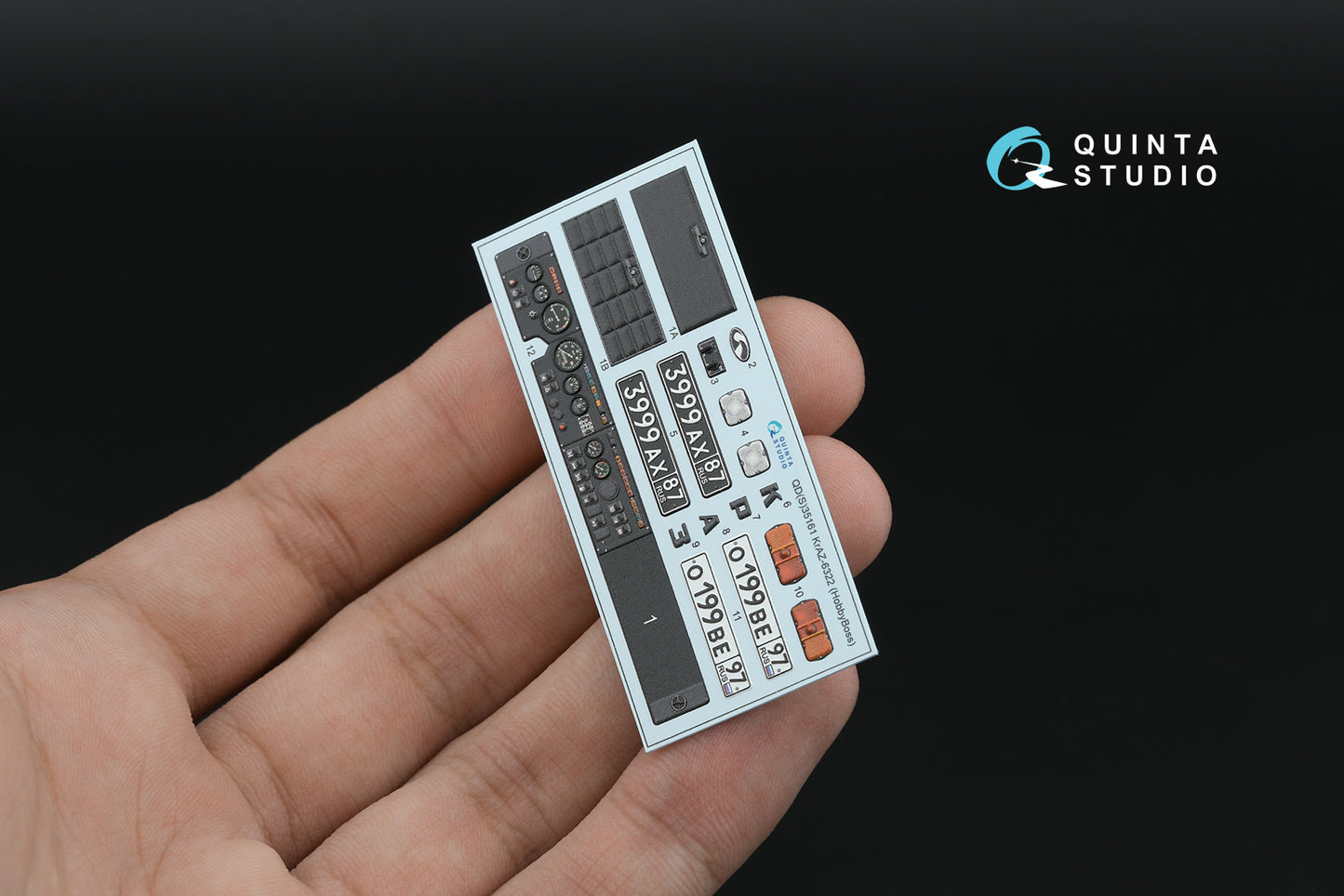 Quinta Studio QDS-35161 1:35 KrAZ-6322 3D-Printed & coloured Interior on decal paper