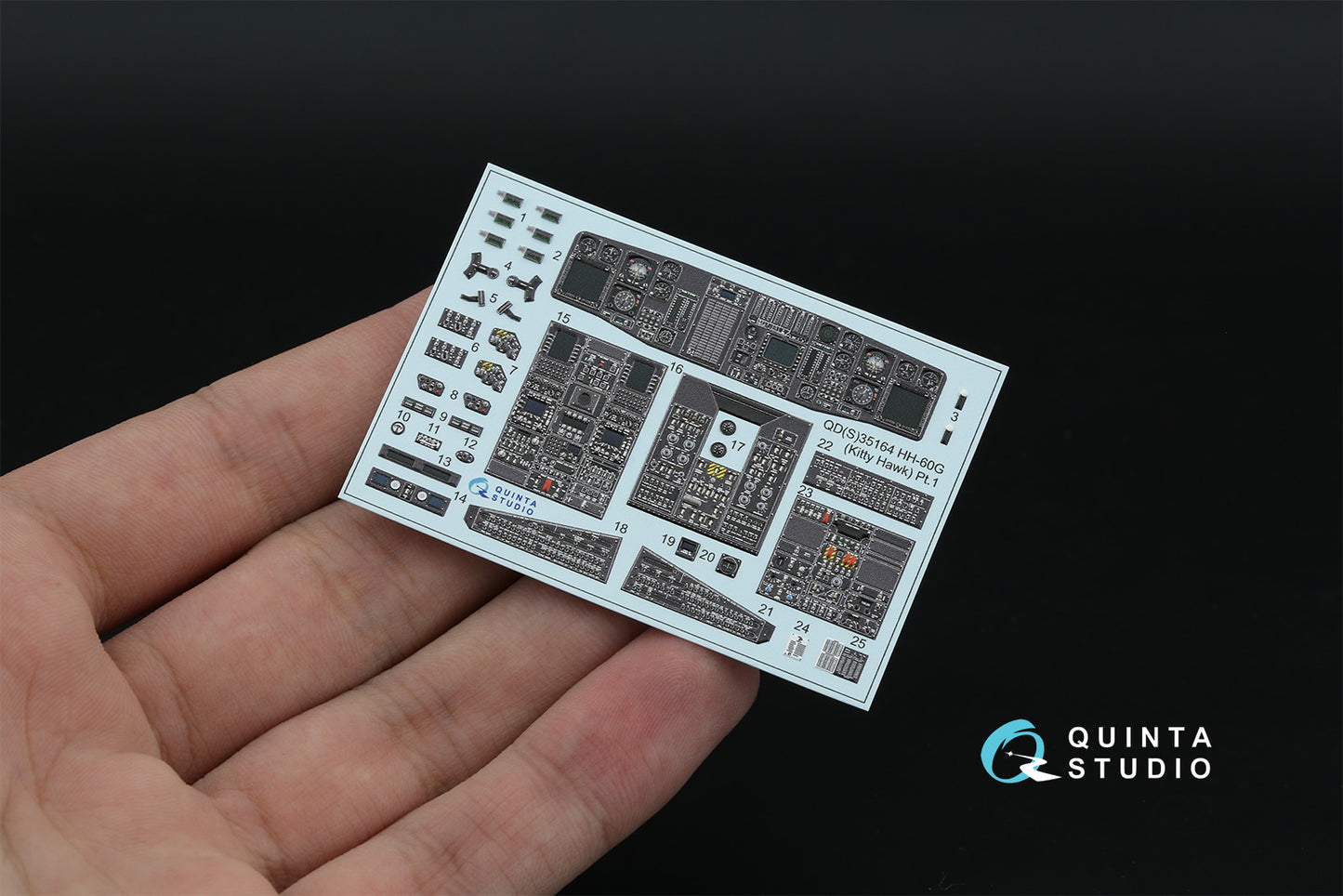Quinta Studio QDS-35164 1:35 Sikorsky HH-60G Pave Hawk 3D-Printed & coloured Interior