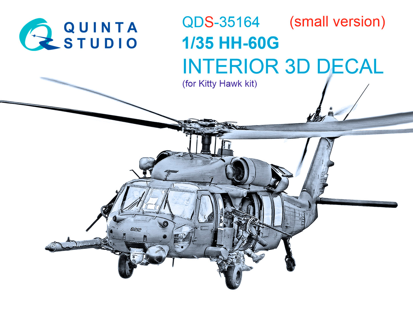 Quinta Studio QDS-35164 1:35 Sikorsky HH-60G Pave Hawk 3D-Printed & coloured Interior