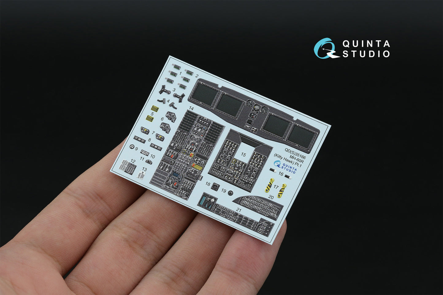 Quinta Studio QDS-35166 1:35 SH-60R Seahawk 3D-Printed & coloured Interior