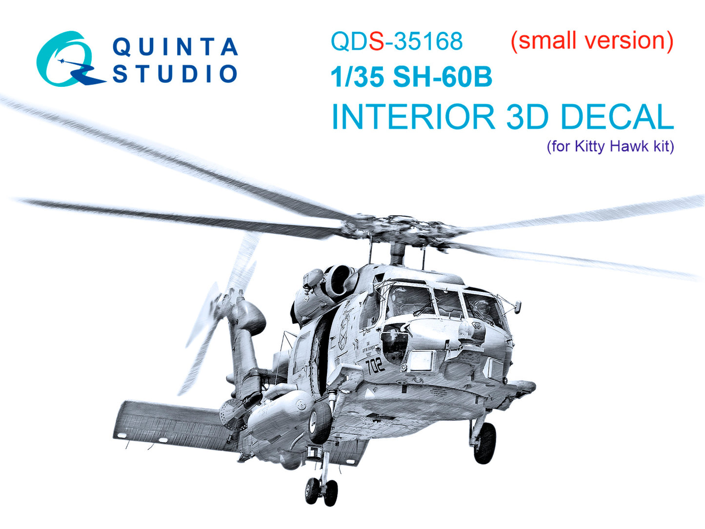 Quinta Studio QDS-35168 1:35 Sikorsky SH-60B Seahawk 3D-Printed & coloured Interior