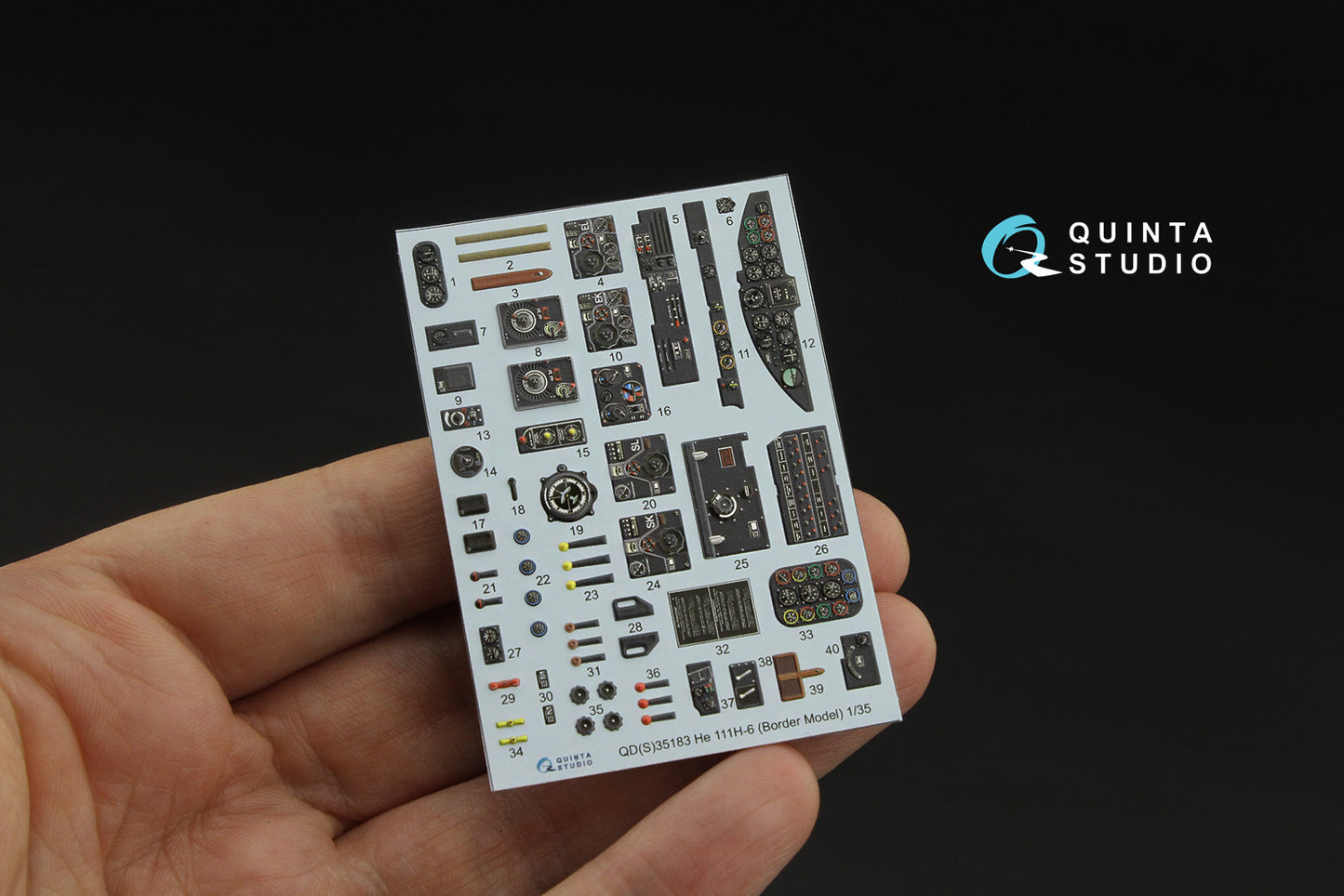 Quinta Studio QDS-35183 1:35 Heinkel He-111H-6 3D-Printed & coloured Interior