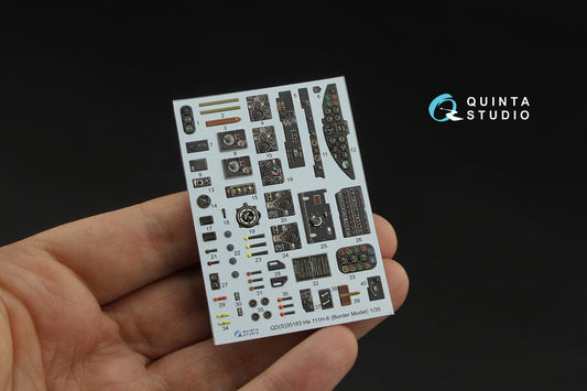 Quinta Studio QDS-35183 1:35 Heinkel He-111H-6 3D-Printed & coloured Interior