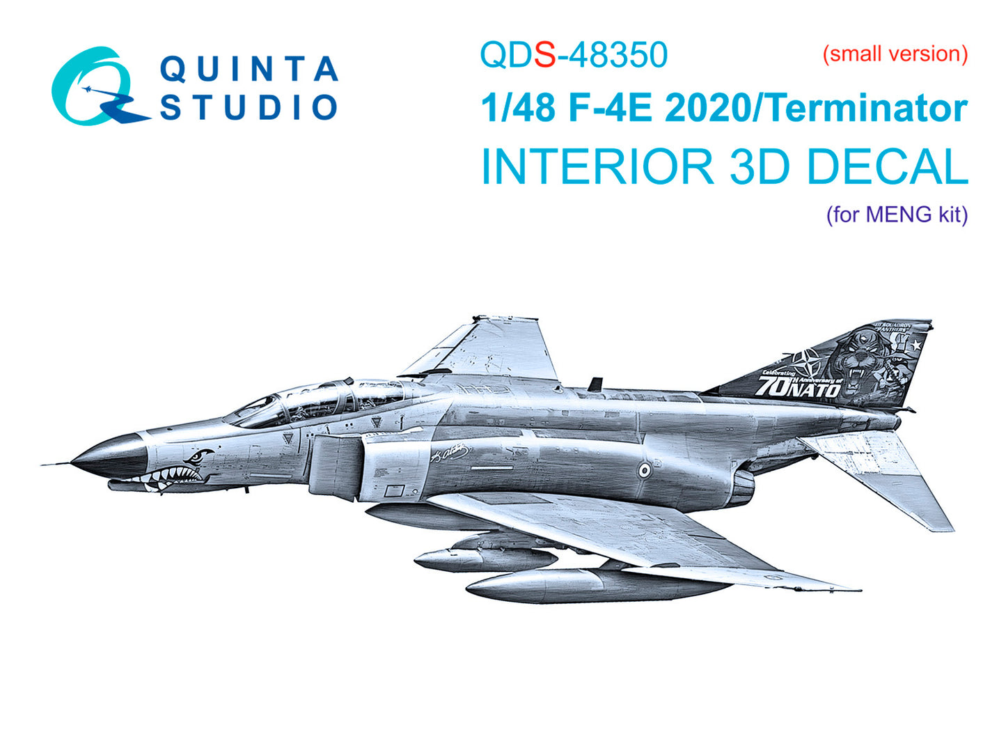 Quinta Studio QDS-48350 1:48 McDonnell F-4E 2020 Terminator 3D-Printed & coloured Interior