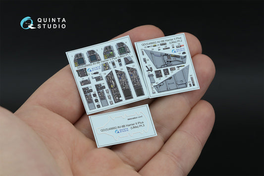 Quinta Studio QDS-48662 1:48 AV-8B Harrier II Plus 3D-Printed & coloured Interior