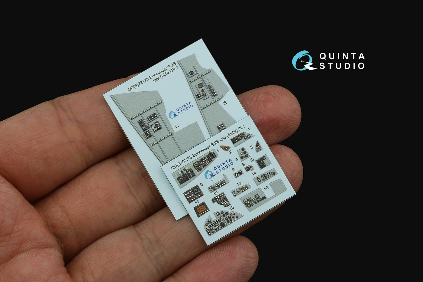 Quinta Studio QDS-72173 1:72 Blackburn Buccanneer S.2B Early 3D-Printed coloured Interior