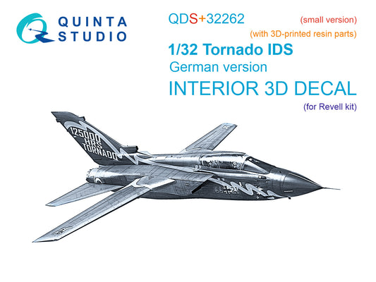 Quinta Studio QDS+32262 1:32 Panavia Tornado IDS German 3D-Printed & coloured Interior