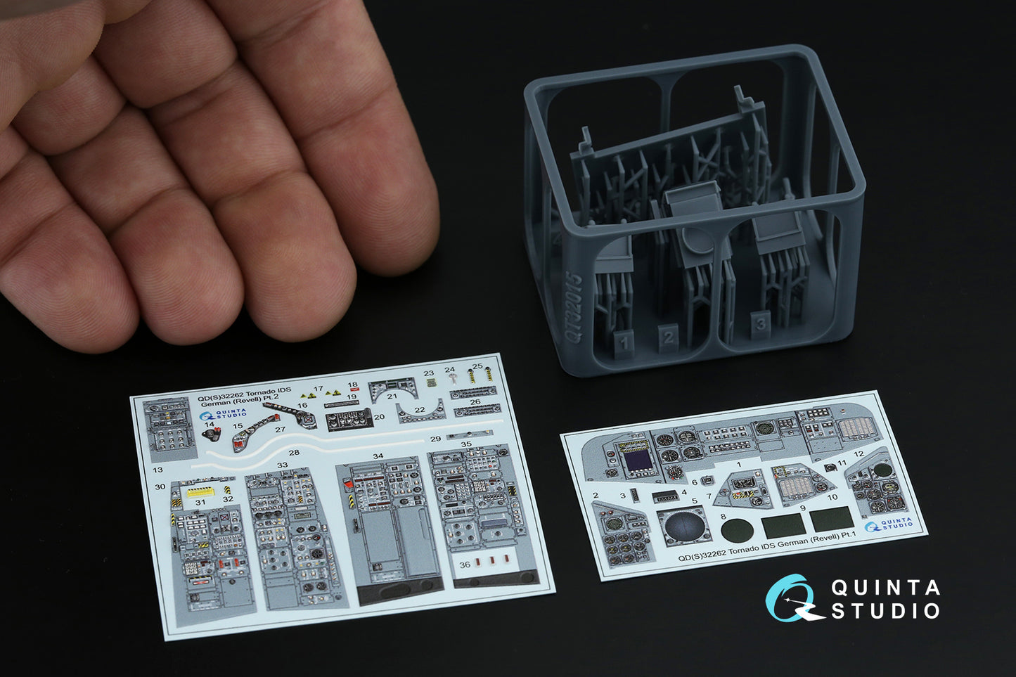 Quinta Studio QDS+32262 1:32 Panavia Tornado IDS German 3D-Printed & coloured Interior