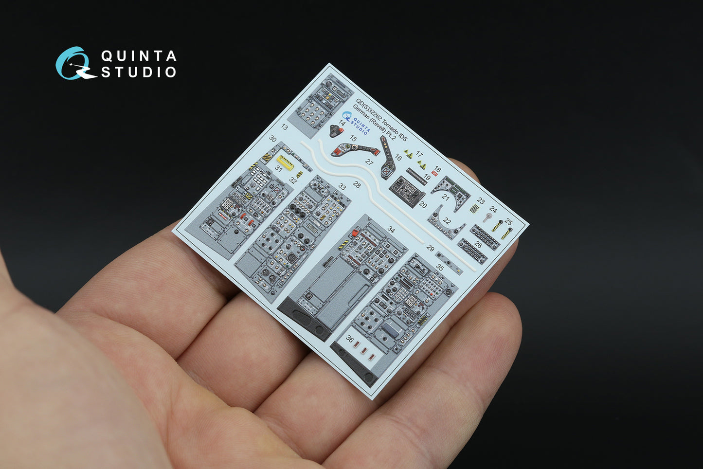 Quinta Studio QDS+32262 1:32 Panavia Tornado IDS German 3D-Printed & coloured Interior