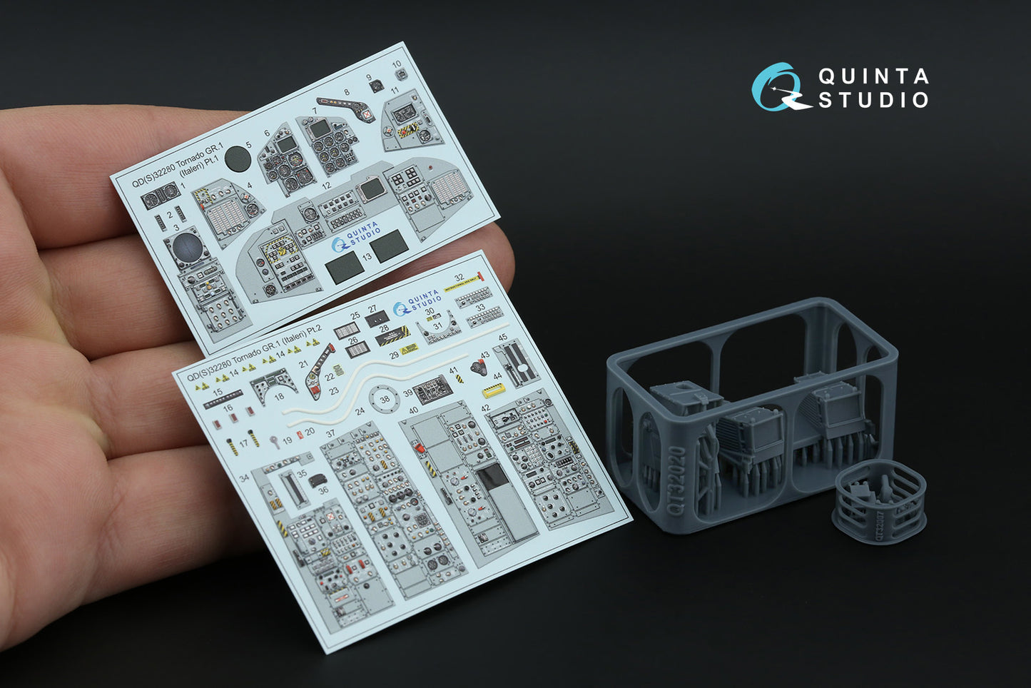 Quinta Studio QDS+32280 1:32 Panavia Tornado Gr.1 3D-Printed & coloured Interior