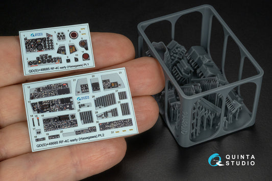Quinta Studio QDS+48685 1:48 McDonnell RF-4C Phantom II (early) 3D-Printed & coloured Interior