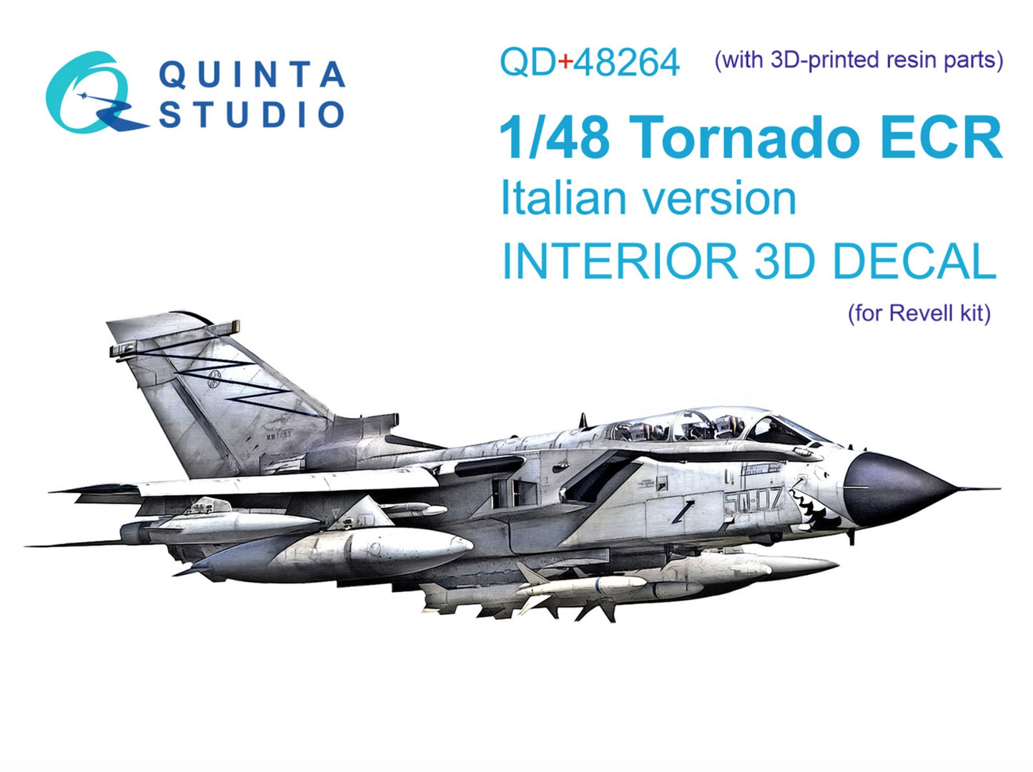 Quinta Studio QD+48264 1:48 Panavia Tornado ECR Italian