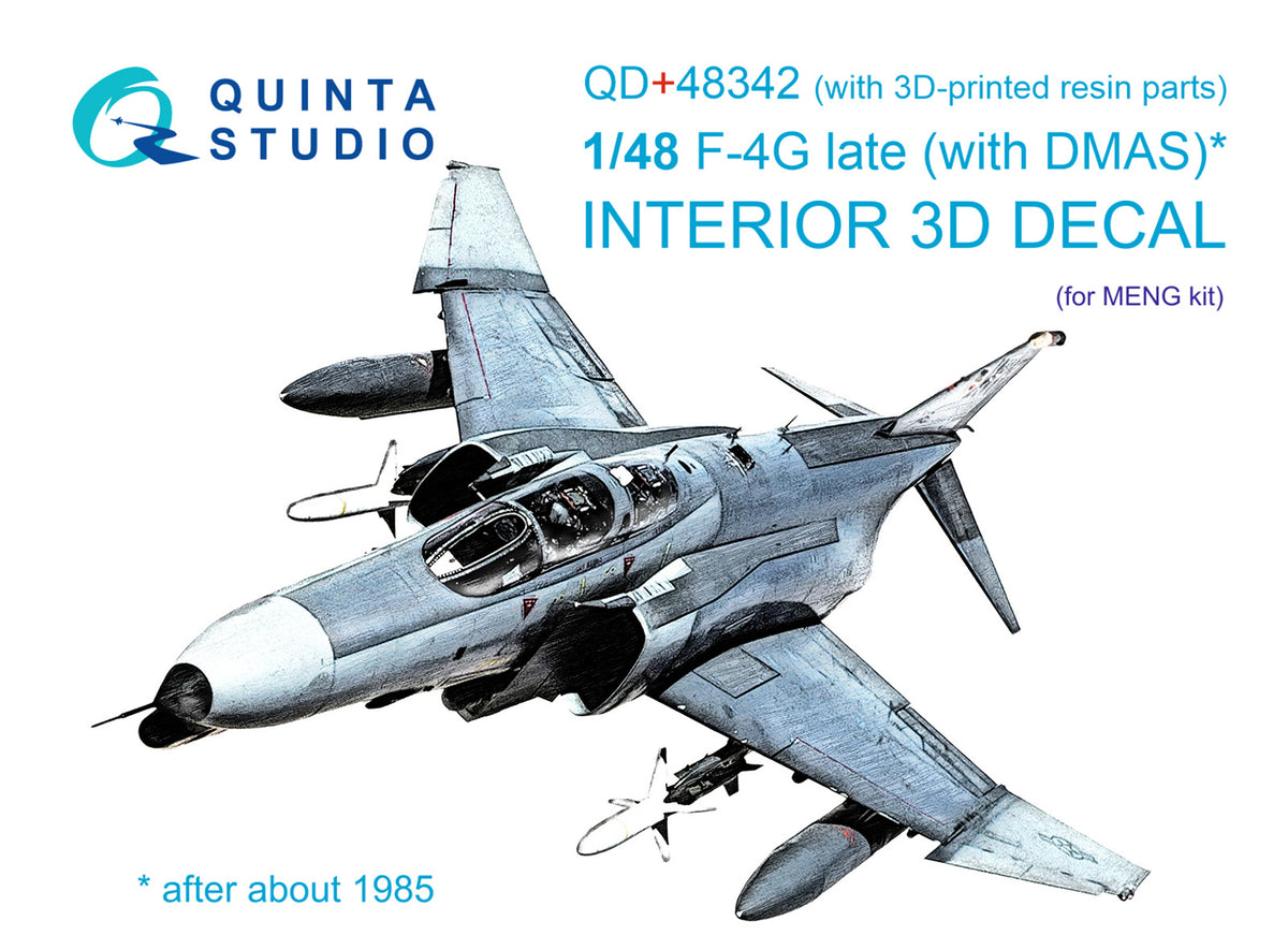 Quinta Studio QD+48342 1:48 McDonnell F-4G Phantom late