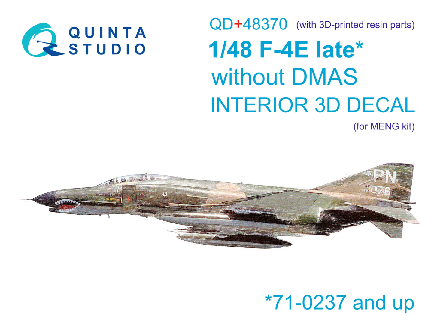 Quinta Studio QD+48370 1:48 McDonnell F-4E Phantom late without DMAS