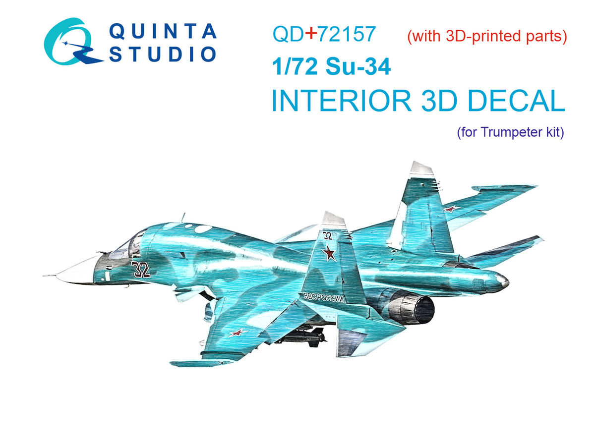 Quinta Studio QD+72157 1:72 Sukhoi Su-34