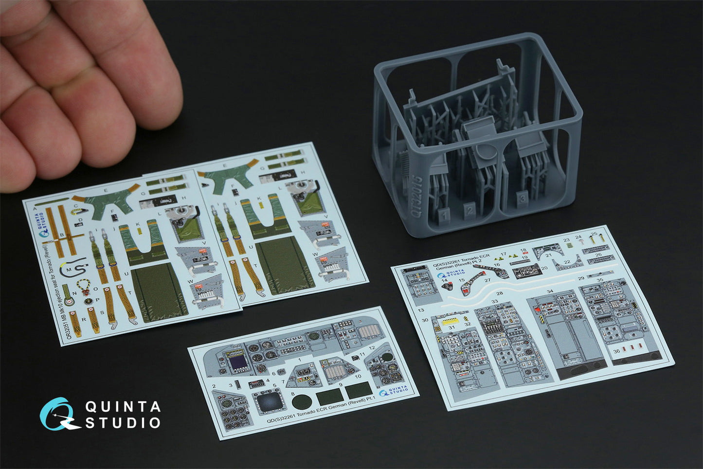 Quinta Studio QD+32261 1:32 Panavia Tornado ECR German 3D-Printed & coloured Interior