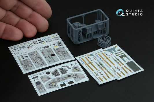 Quinta Studio QD+32280 1:32 Panavia Tornado Gr.1 3D-Printed & coloured Interior