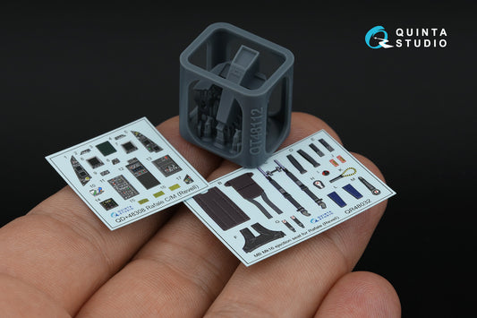 Quinta Studio QD+48308 1:48 Dassault_Rafale C/M 3D-Printed & coloured Interior