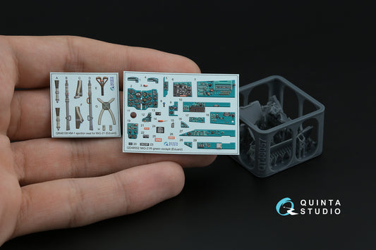 Quinta Studio QD+48552 1:48 Mikoyan MiG-21R (green cockpit panels) 3D-Printed