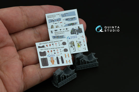 Quinta Studio QD+72167 1:72 Sukhoi Su-17UM3 3D-Printed & coloured Interior