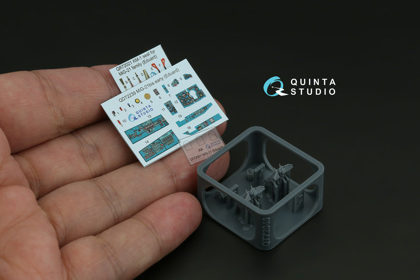 Quinta Studio QD+72239 1:72 Mikoyan MiG-21bis early 3D-Printed & coloured Interior