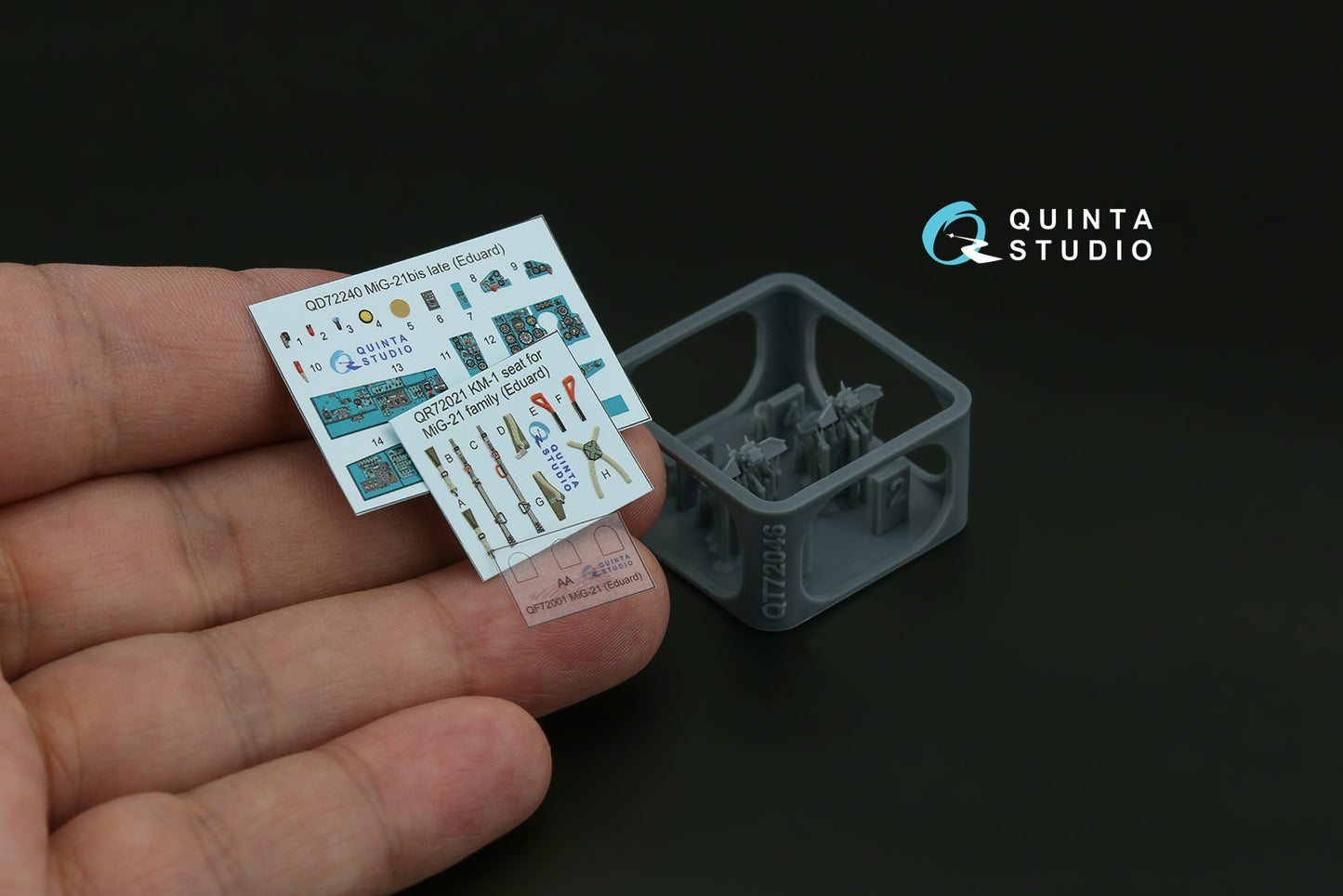 Quinta Studio QD+72240 1:72 Mikoyan MiG-21bis late 3D-Printed & coloured Interior on decal paper