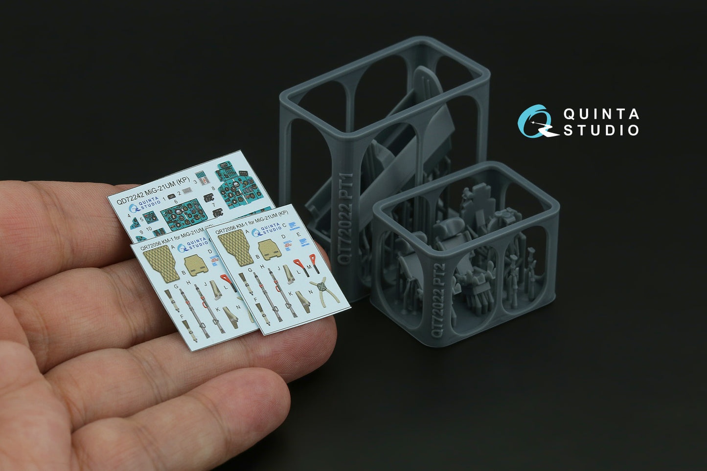 Quinta Studio QD+72242 1:72 Mikoyan MiG-21UM 3D-Printed & coloured Interior