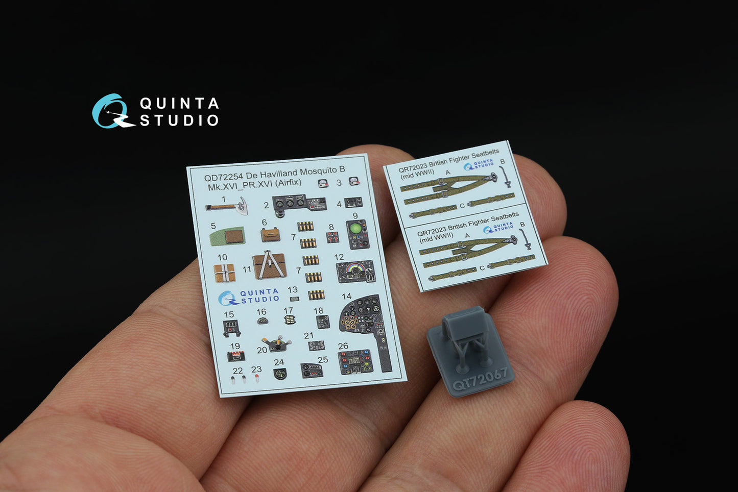 Quinta Studio QD+72254 1:72 de Havilland Mosquito B Mk.XVI/PR.XVI 3D-Printed & coloured Interior