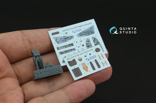 Quinta Studio QD+72273 1:72 Sukhoi Su-25 3D-Printed & coloured Interior