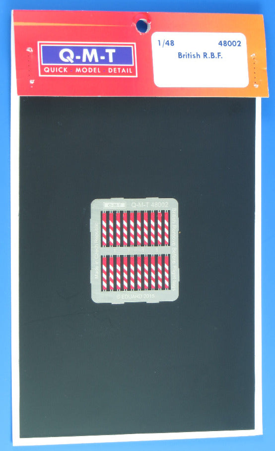 Q-M-T TE48002 1:48 R.B.F. British (flight tags in colour)